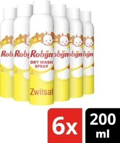 Robijn Zwitsal Dry Wash Spray - 6 X 200 Ml - Voordeelverpakking 10 Robijn Zwitsal Dry Wash Spray - 6 X 200 Ml - Voordeelverpakking -Huishoudelijke Schoonmaak 1013x1200