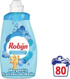 Robijn Wasverzachter - Morgenfris - Voordeelverpakking 4 X 80 Wasbeurten -Huishoudelijke Schoonmaak 1060x1200