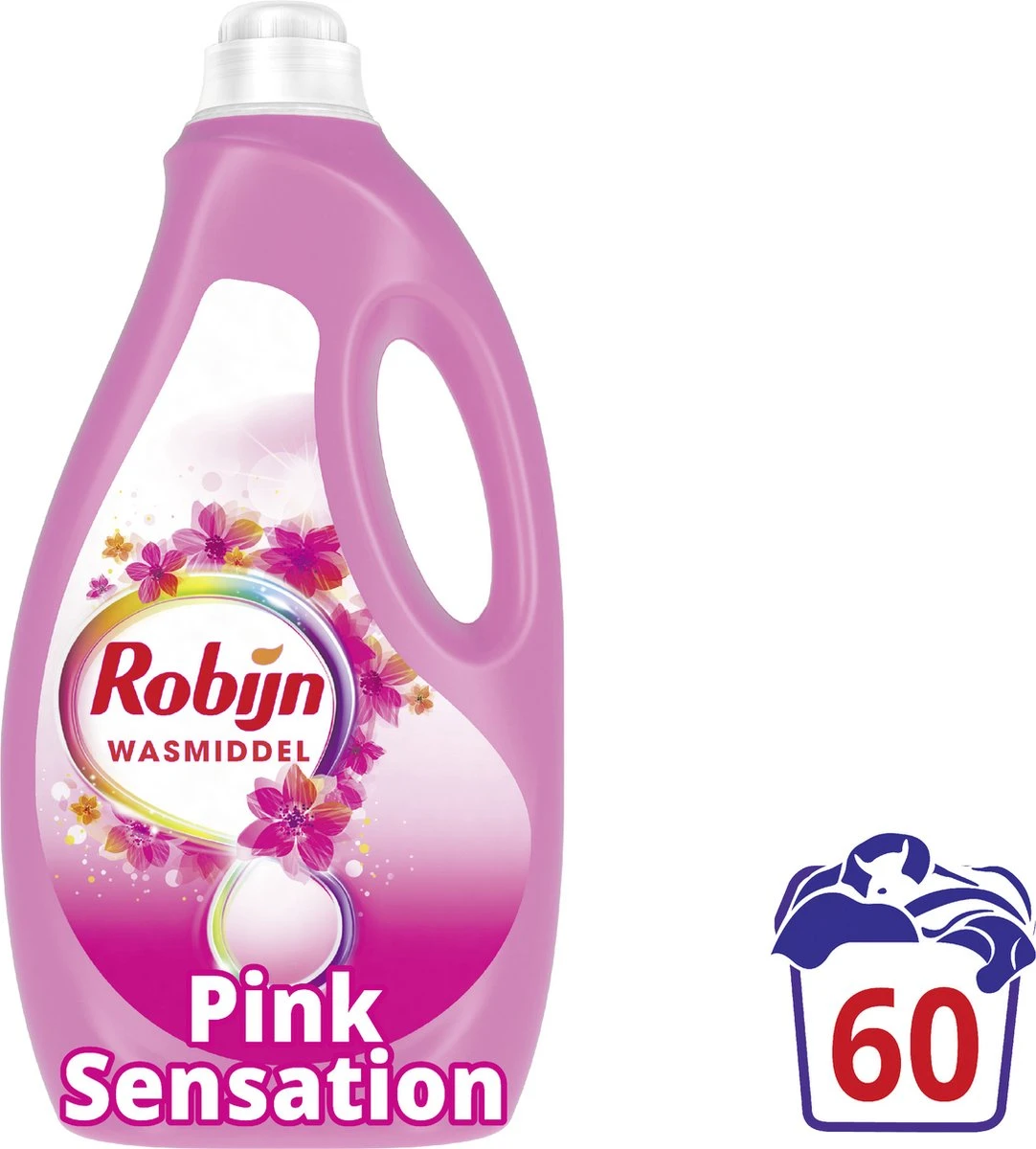 Robijn Color Pink Sensation Vloeibaar Wasmiddel 60 Wasbeurten 3 Robijn Color Pink Sensation Vloeibaar Wasmiddel 60 Wasbeurten