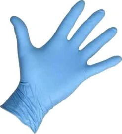 Merkloos Wegwerp Handschoenen - Nitril Handschoenen - Blauw - S - Poedervrij - 100 Stuks -Huishoudelijke Schoonmaak 1091x1200 4