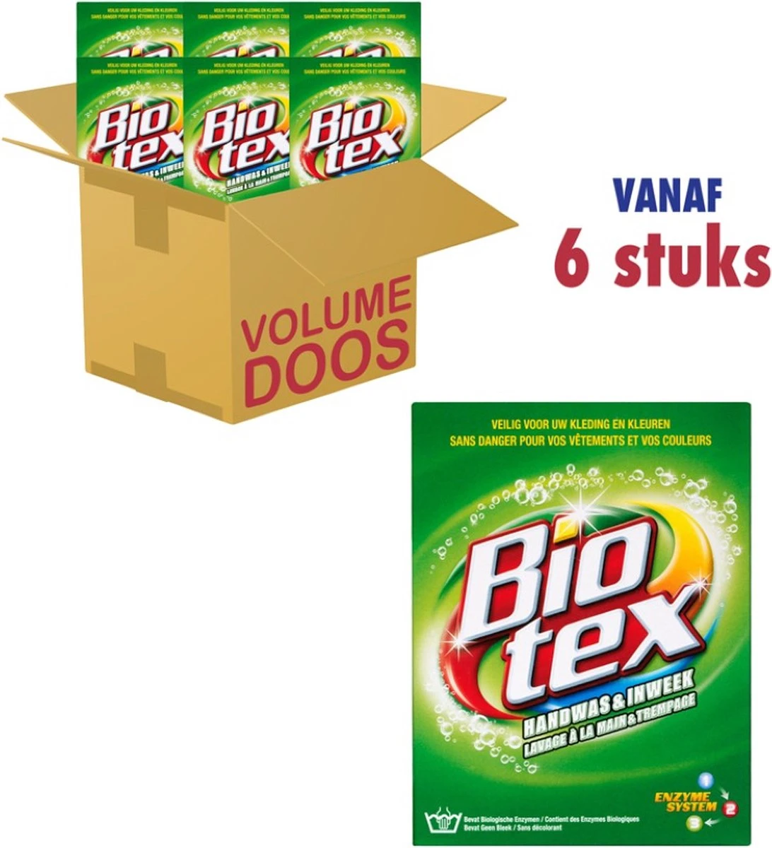 Biotex Waspoeder Handwas And Inweek Voordeelverpakking 5 Biotex Waspoeder Handwas And Inweek Voordeelverpakking - Afbeelding 3