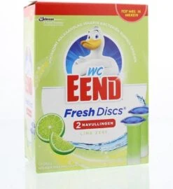 WC Eend Fresh Discs Navul Duo Lime 72 Ml -Huishoudelijke Schoonmaak 1096x1200 1