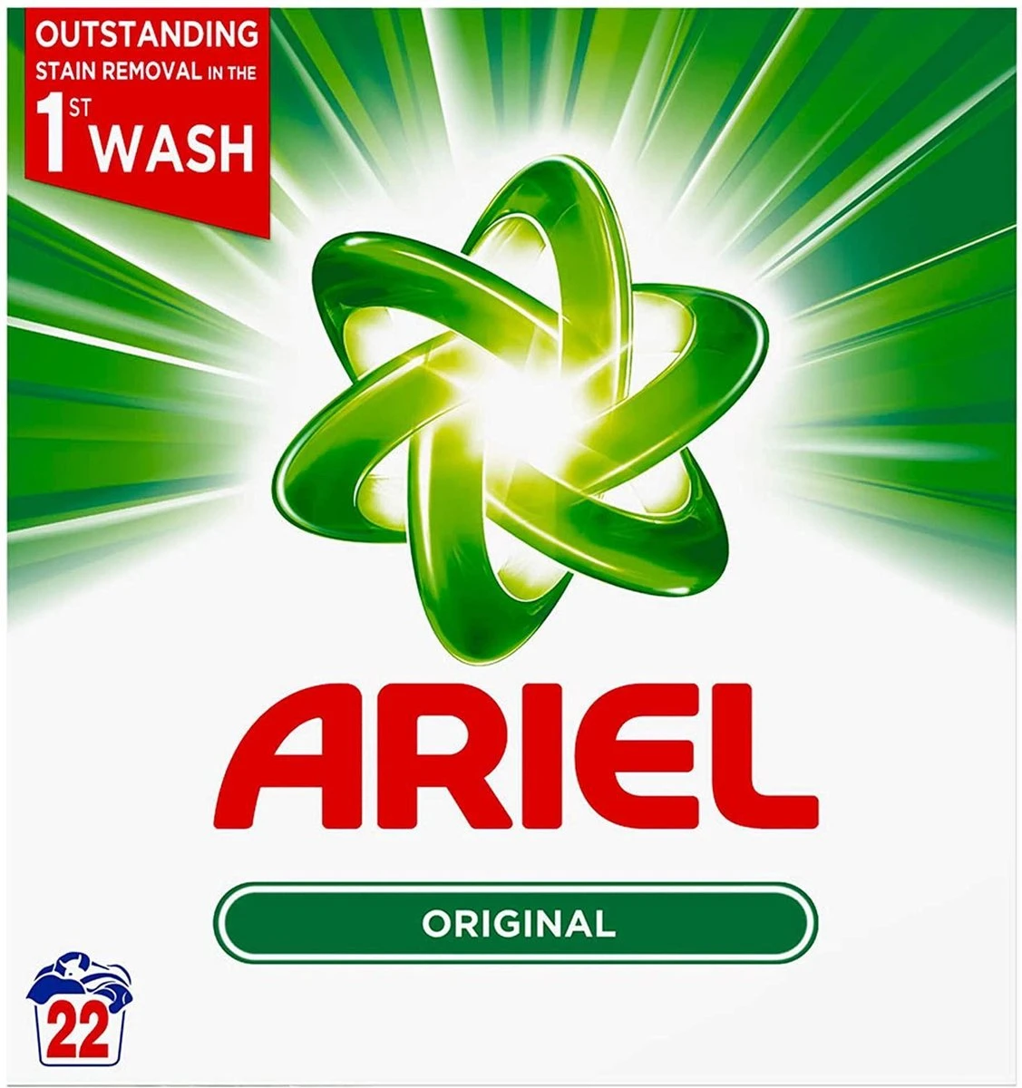 Ariel - Waspoeder - Original - 6 X 1,43kg (132 Wasbeurten) 4 Ariel - Waspoeder - Original - 6 X 1,43kg (132 Wasbeurten) - Afbeelding 2