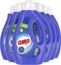 Omo Wit Vloeibaar Wasmiddel - 6 X 20 Wasbeurten - Voordeelverpakking -Huishoudelijke Schoonmaak 1129x1200