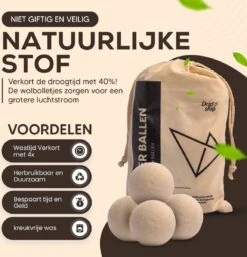 Drogerballen - Droogballen - Wasdrogerballen - Dryerballs - 6 Stuks - XL Formaat - Wol - Set 13 Drogerballen - Droogballen - Wasdrogerballen - Dryerballs - 6 Stuks - XL Formaat - Wol - Set -Huishoudelijke Schoonmaak 1155x1200 4
