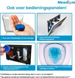 Needum Toiletblokjes Voor Inbouwreservoirs - WC Blokjes - Toiletblokken In Een Voordeelverpakking - 12 Stuks 18 Needum Toiletblokjes Voor Inbouwreservoirs - WC Blokjes - Toiletblokken In Een Voordeelverpakking - 12 Stuks -Huishoudelijke Schoonmaak 1155x1200 7