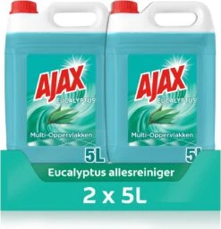 Ajaxยฎ Ajax Allesreiniger Eucalyptus 2 X 5L - Voordeelverpakking