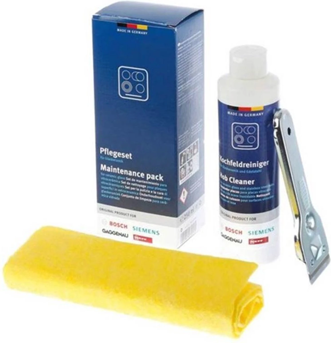 Bosch / Siemens Kookplaat Onderhoudsset - Onderhoudsset Voor Keramische Oppervlakken 3 Bosch / Siemens Kookplaat Onderhoudsset - Onderhoudsset Voor Keramische Oppervlakken