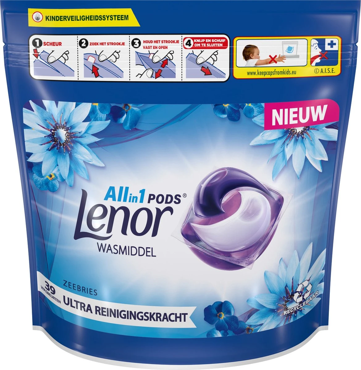 Lenor All In 1 Wasmiddel Pods - Voordeelverpakking 3 X 39 Wasbeurten 6 Lenor All In 1 Wasmiddel Pods - Voordeelverpakking 3 X 39 Wasbeurten - Afbeelding 4