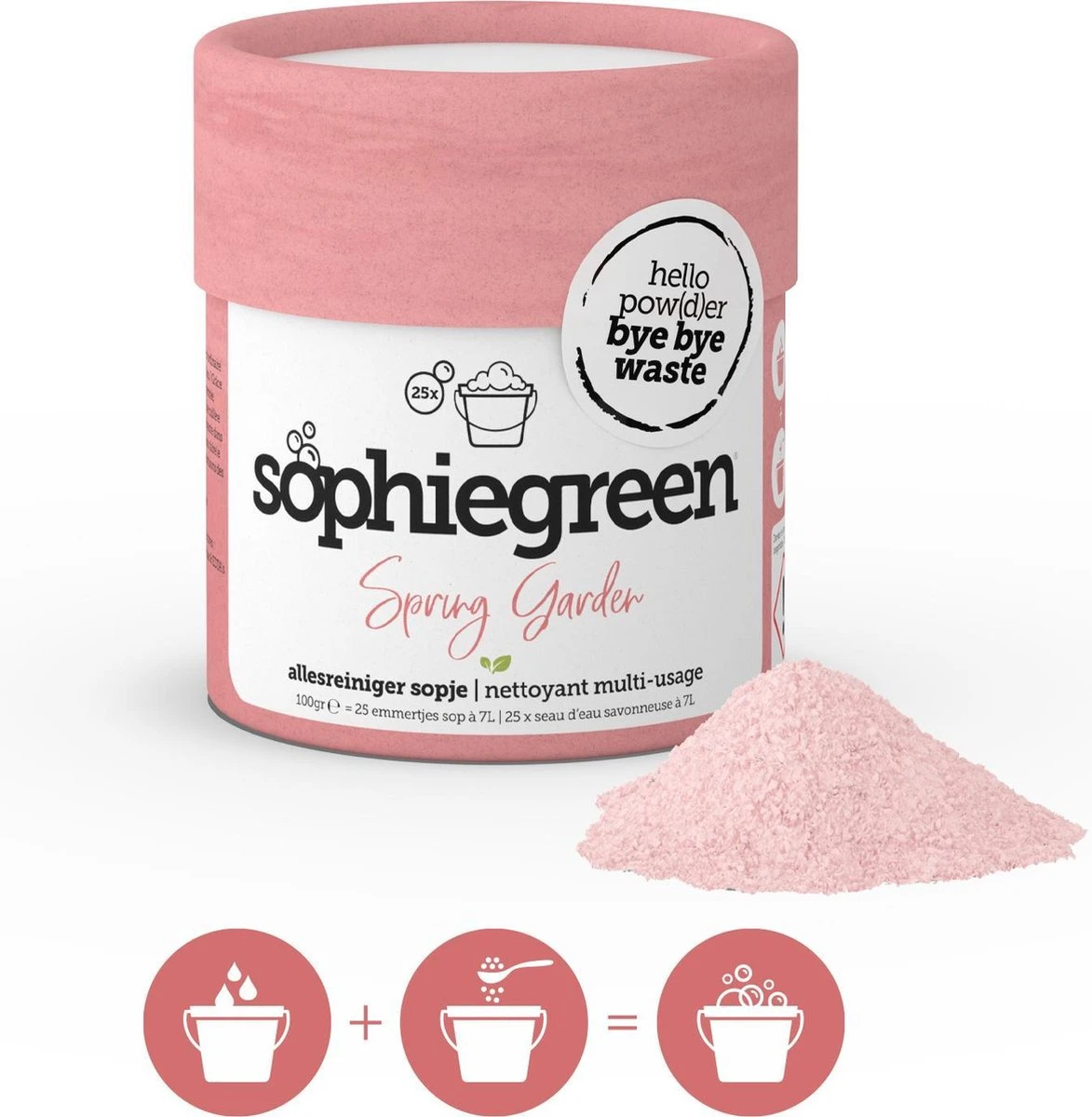 SophieGreen Voorjaarspakket; Allesreiniger + Keukenreiniger - 2x 750ml + Navullingen + Sopje Allesreiniger 100g 8 SophieGreen Voorjaarspakket; Allesreiniger + Keukenreiniger - 2x 750ml + Navullingen + Sopje Allesreiniger 100g - Afbeelding 6