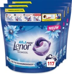 Lenor All In 1 Wasmiddel Pods - Voordeelverpakking 3 X 39 Wasbeurten 7 Lenor All In 1 Wasmiddel Pods - Voordeelverpakking 3 X 39 Wasbeurten -Huishoudelijke Schoonmaak 1177x1200 2