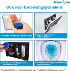 Needum ® Toiletblokjes Voor Inbouwreservoirs – WC-blokjes – Toiletblokken In Een Voordeelverpakking – 30 Stuks 18 Needum ® Toiletblokjes Voor Inbouwreservoirs – WC-blokjes – Toiletblokken In Een Voordeelverpakking – 30 Stuks -Huishoudelijke Schoonmaak 1190x1200 12