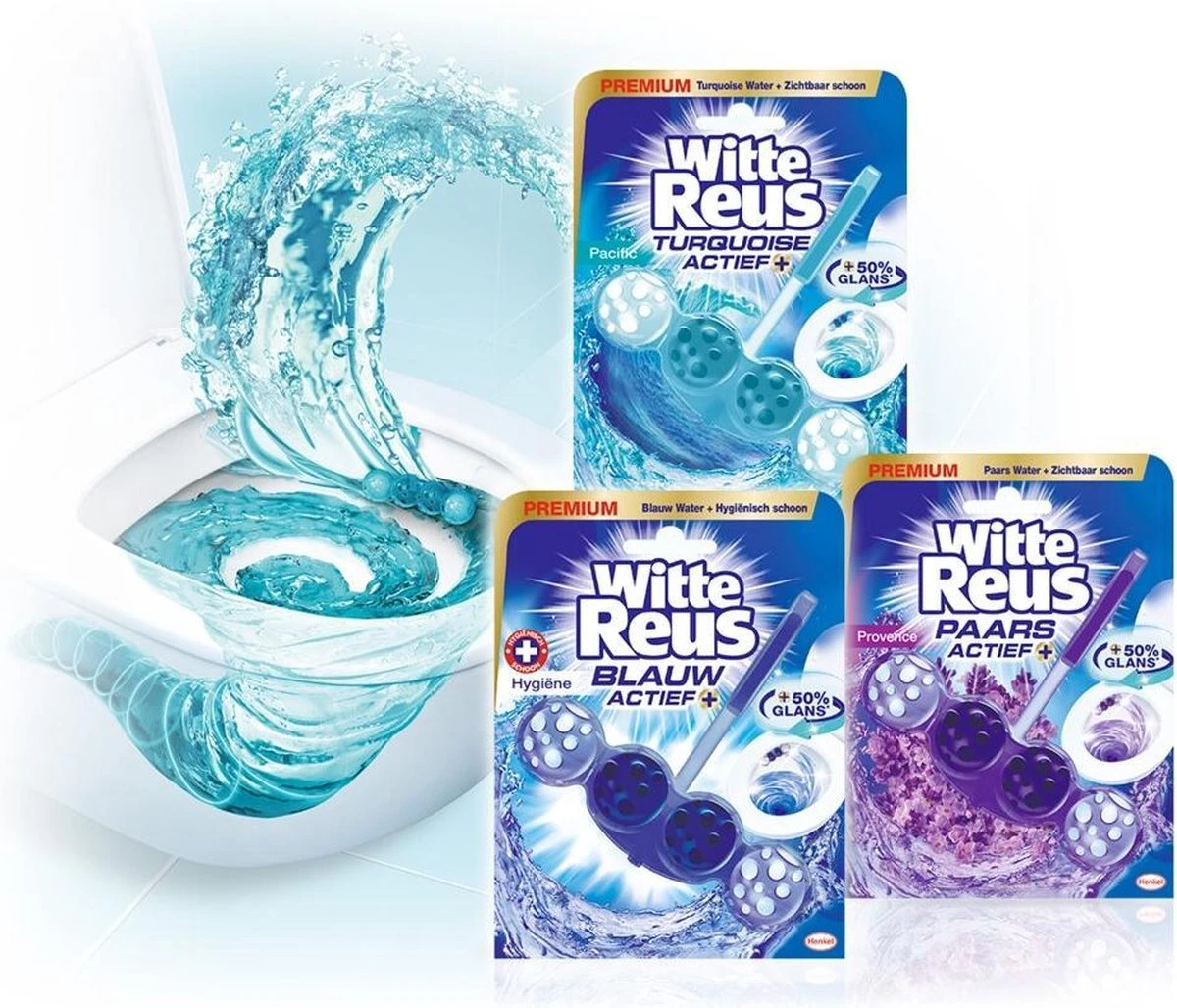 Witte Reus Turquoise Actief Toiletblok WC Blokjes Voordeelverpakking - 20 Stuks 7 Witte Reus Turquoise Actief Toiletblok WC Blokjes Voordeelverpakking - 20 Stuks - Afbeelding 5