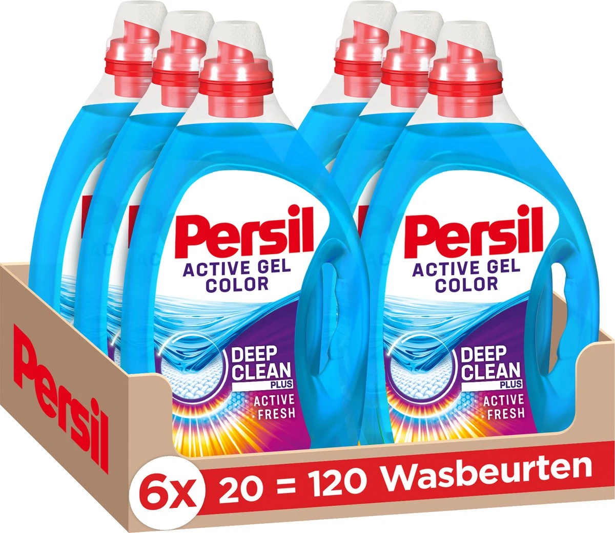 Persil® Persil Active Gel Color - Vloeibaar Wasmiddel - Voordeelverpakking - 6 X 20 Wasbeurten 3 Persil® Persil Active Gel Color - Vloeibaar Wasmiddel - Voordeelverpakking - 6 X 20 Wasbeurten