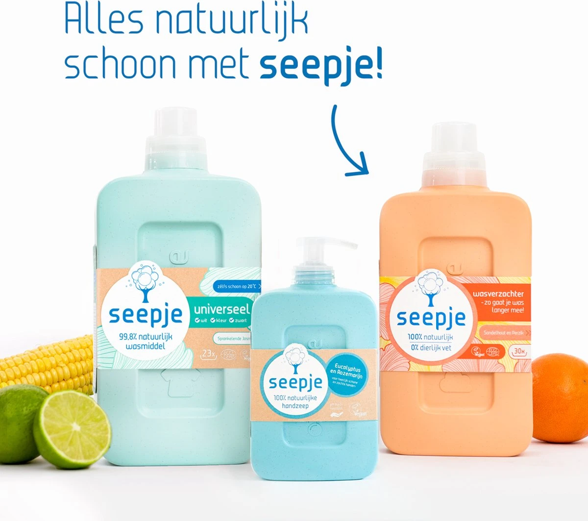 Seepje Wasverzachter - Pioenroos En Cederhout – Natuurlijke Ingredienten - 4 X 30 Wasbeurten - 4 X 750ML 9 Seepje Wasverzachter - Pioenroos En Cederhout – Natuurlijke Ingredienten - 4 X 30 Wasbeurten - 4 X 750ML - Afbeelding 7