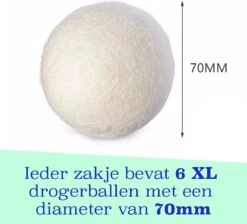 Casa Calma Drogerballen (6 Stuks) - Inclusief Opbergzakje - 100% Natuurlijk Schapenwol - Droger Ballen - Zero Waste Wasverzachter Bollen - Energiebesparend Drogen Met Droogbollen - Dryer Balls - Diervriendelijk & Milieuvriendelijk - Energie Besparen 13 Casa Calma Drogerballen (6 Stuks) - Inclusief Opbergzakje - 100% Natuurlijk Schapenwol - Droger Ballen - Zero Waste Wasverzachter Bollen - Energiebesparend Drogen Met Droogbollen - Dryer Balls - Diervriendelijk & Milieuvriendelijk - Energie Besparen -Huishoudelijke Schoonmaak 1200x1090 2