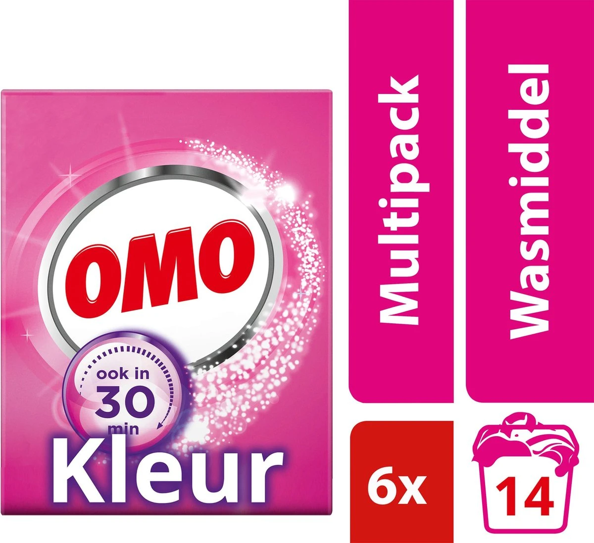Omo Kleur Waspoeder - 6 X 14 Wasbeurten - Voordeelverpakking 9 Omo Kleur Waspoeder - 6 X 14 Wasbeurten - Voordeelverpakking - Afbeelding 7