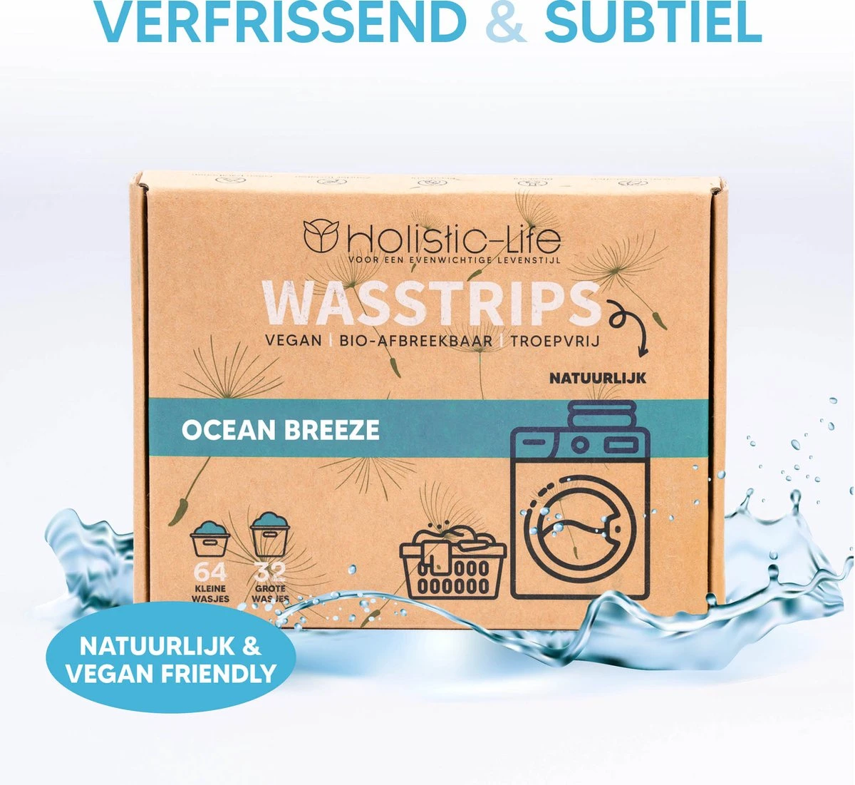 Wasmiddeldoekjes - Ocean Breeze Wasstrips 64 Wasbeurten – Wasmiddel Wasdoekjes - Natuurlijke Wasverzachter – Vegan – Zero Waste 11 Wasmiddeldoekjes - Ocean Breeze Wasstrips 64 Wasbeurten – Wasmiddel Wasdoekjes - Natuurlijke Wasverzachter – Vegan – Zero Waste - Afbeelding 9