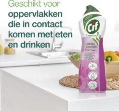 Cif CleanBoost Cream Pink Schuurmiddel - 8 X 750 Ml - Voordeelverpakking 14 Cif CleanBoost Cream Pink Schuurmiddel - 8 X 750 Ml - Voordeelverpakking -Huishoudelijke Schoonmaak 1200x1118 4