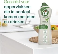 Cif CleanBoost Cream Original Schuurmiddel - 8 X 750 Ml - Voordeelverpakking 17 Cif CleanBoost Cream Original Schuurmiddel - 8 X 750 Ml - Voordeelverpakking -Huishoudelijke Schoonmaak 1200x1118 5