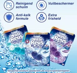 Witte Reus Turquoise Actief Toiletblok - Pacific - WC Blokjes Voordeelverpakking - 10 Stuks 25 Witte Reus Turquoise Actief Toiletblok - Pacific - WC Blokjes Voordeelverpakking - 10 Stuks -Huishoudelijke Schoonmaak 1200x1136 1