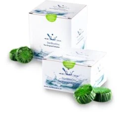 Starbluedisc Toiletblok Jaarverpakking 24 Stuks Groen -Huishoudelijke Schoonmaak 1200x1139 3