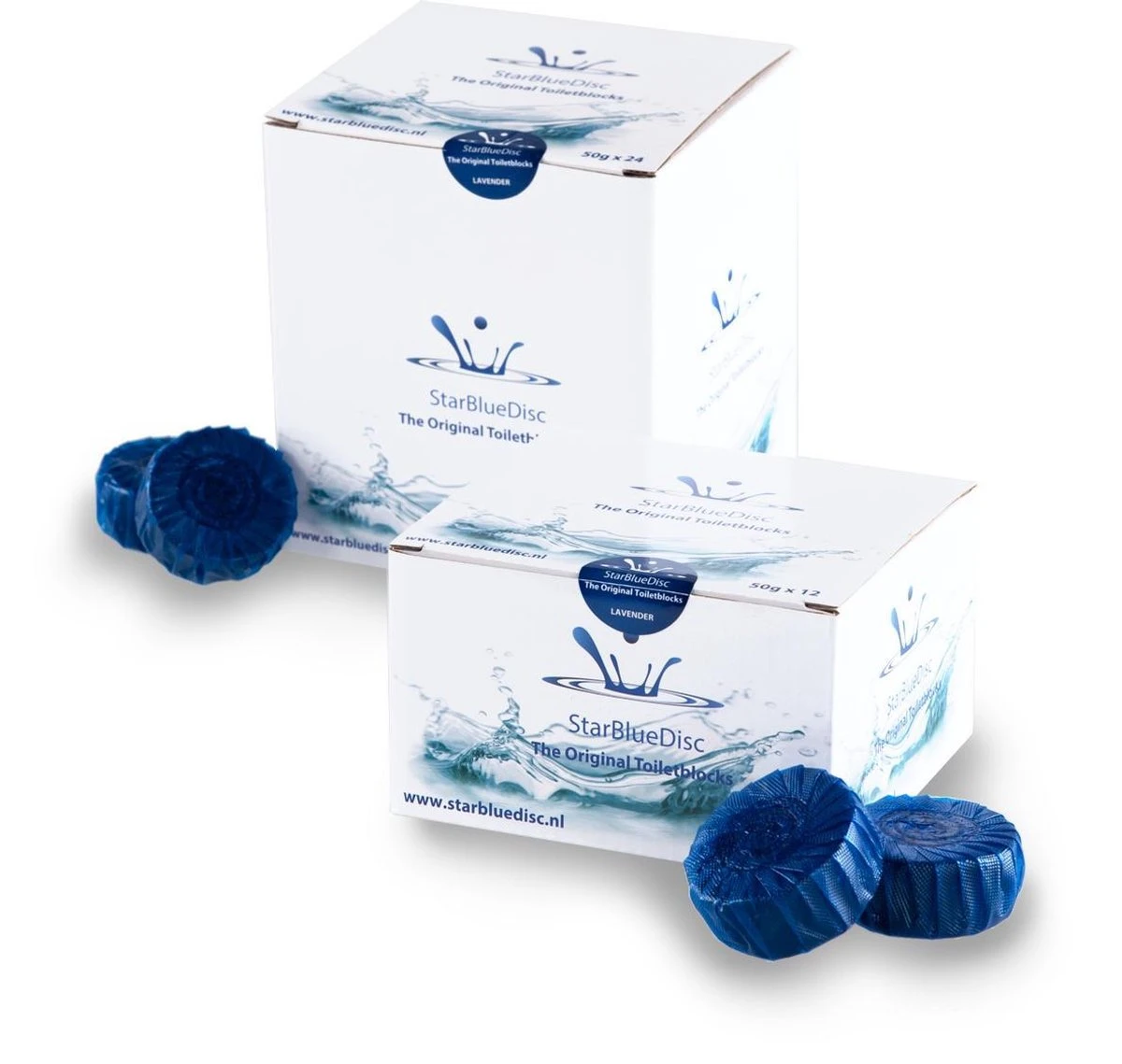 Starbluedisc Toiletblok Jaarverpakking A 24 Stuks Blauw 6 Starbluedisc Toiletblok Jaarverpakking A 24 Stuks Blauw - Afbeelding 4