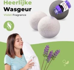 Drogerballen Met Wasparfum - Droogballen - Set Van 6 XL Ballen - Wasdroger Ballen Wol - 100% Nieuw-Zeelands Schapenwol - Wasballen -Huishoudelijke Schoonmaak 1200x1142 6