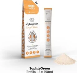 SophieGreen Voorjaarspakket; Allesreiniger + Keukenreiniger - 2x 750ml + Navullingen + Sopje Allesreiniger 100g 12 SophieGreen Voorjaarspakket; Allesreiniger + Keukenreiniger - 2x 750ml + Navullingen + Sopje Allesreiniger 100g -Huishoudelijke Schoonmaak 1200x1142 8