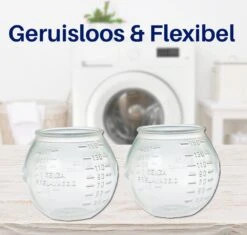 Waspakket - 6 Drogerballen - 2 Wasbollen - Maatschepje - Wasdoekje - Doseerbol - Wasbol - Doseerbollen 17 Waspakket - 6 Drogerballen - 2 Wasbollen - Maatschepje - Wasdoekje - Doseerbol - Wasbol - Doseerbollen -Huishoudelijke Schoonmaak 1200x1143