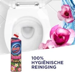 Glorix WC Powergel Toiletreiniger Pink Flower - 6 X 750 Ml - Voordeelverpakking -Huishoudelijke Schoonmaak 1200x1147 5