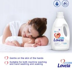 Lovela - Wasmiddel - Hypoallergene Melk - Voor Het Wassen Van Baby & Witte Kleding - 4,5l 9 Lovela - Wasmiddel - Hypoallergene Melk - Voor Het Wassen Van Baby & Witte Kleding - 4,5l -Huishoudelijke Schoonmaak 1200x1161 7
