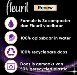 Fleuril Renew Zwart - Vloeibaar Wasmiddel - Voordeelverpakking - 65 Wasbeurten 16 Fleuril Renew Zwart - Vloeibaar Wasmiddel - Voordeelverpakking - 65 Wasbeurten -Huishoudelijke Schoonmaak 1200x1163