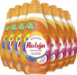 Robijn Klein & Krachtig Classics Color Vloeibaar Wasmiddel - 8 X 19 Wasbeurten - Voordeelverpakking -Huishoudelijke Schoonmaak 1200x1182 2
