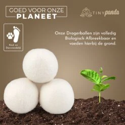 Merkloos Droger Ballen XL 8 Stuks – Zero Waste Dryer Balls - Duurzaam – Wasverzachter – Herbruikbare Drogerballen – Droogt De Was Sneller – Tiny Panda 13 Merkloos Droger Ballen XL 8 Stuks – Zero Waste Dryer Balls - Duurzaam – Wasverzachter – Herbruikbare Drogerballen – Droogt De Was Sneller – Tiny Panda -Huishoudelijke Schoonmaak 1200x1199