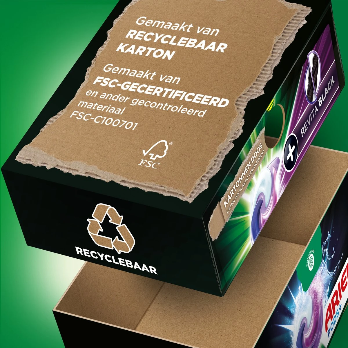 Ariel Wasmiddel Pods + Revitablack - Voor De Zwarte Was - 4 X 28 Wasbeurten - Voordeelverpakking 7 Ariel Wasmiddel Pods + Revitablack - Voor De Zwarte Was - 4 X 28 Wasbeurten - Voordeelverpakking - Afbeelding 5