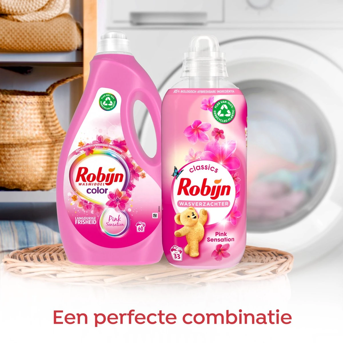 Robijn Color Pink Sensation Vloeibaar Wasmiddel 60 Wasbeurten 8 Robijn Color Pink Sensation Vloeibaar Wasmiddel 60 Wasbeurten - Afbeelding 6