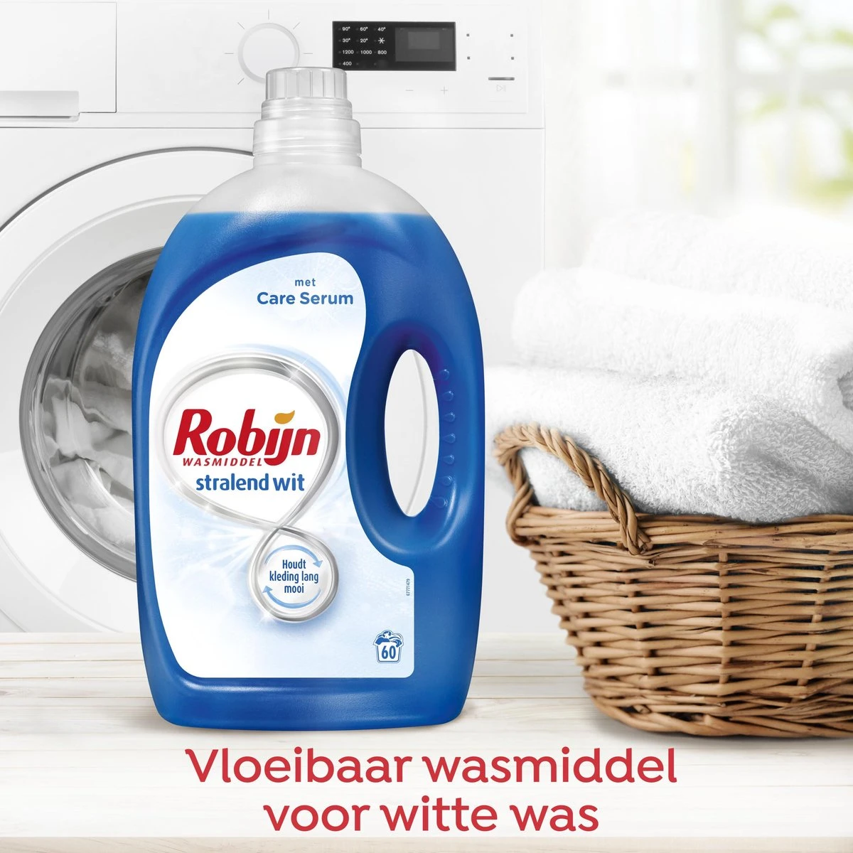 Robijn Wit Vloeibaar Wasmiddel 3L - 60 Wasbeurten - Voordeelverpakking 12 Robijn Wit Vloeibaar Wasmiddel 3L - 60 Wasbeurten - Voordeelverpakking - Afbeelding 10