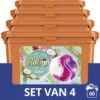 Robijn Kokos 3 In 1 Wascapsules - 4 X 15 Wasbeurten - Voordeelverpakking -Huishoudelijke Schoonmaak 1200x1200 1186