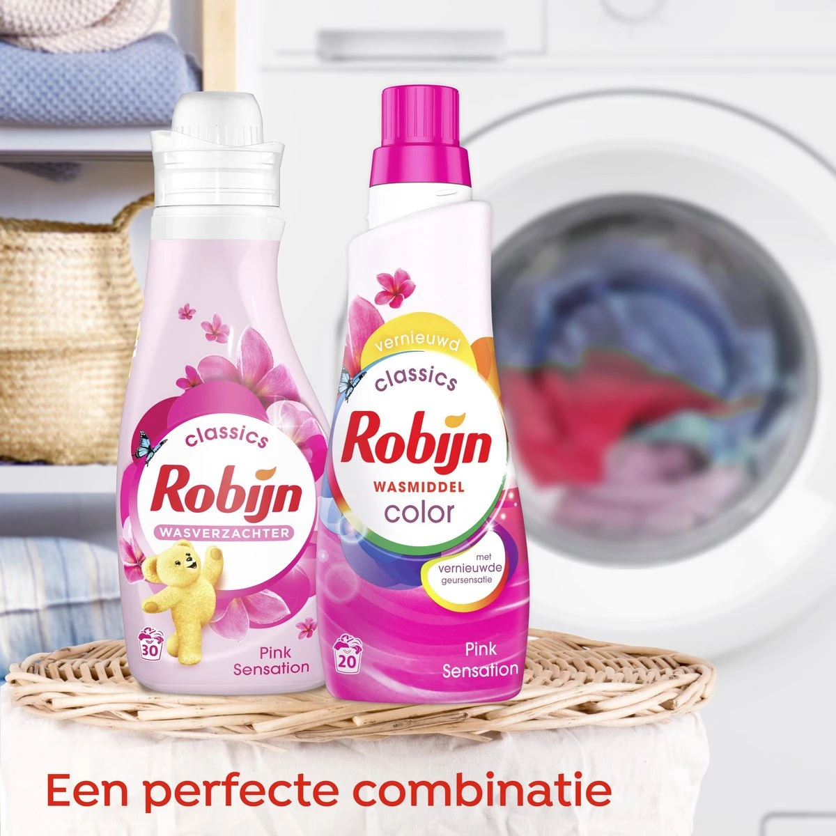 Robijn Pink Sensation Vloeibaar Wasverzachter - 4 X 30 Wasbeurten - Voordeelverpakking 9 Robijn Pink Sensation Vloeibaar Wasverzachter - 4 X 30 Wasbeurten - Voordeelverpakking - Afbeelding 7