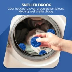 Roegaarden Drogerballen - Wasbollen - 6 Stuks - Siliconen - Sneller Droog - Anti-kreuk 12 Roegaarden Drogerballen - Wasbollen - 6 Stuks - Siliconen - Sneller Droog - Anti-kreuk -Huishoudelijke Schoonmaak 1200x1200 1476