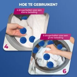Roegaarden Drogerballen - Wasbollen - 6 Stuks - Siliconen - Sneller Droog - Anti-kreuk 16 Roegaarden Drogerballen - Wasbollen - 6 Stuks - Siliconen - Sneller Droog - Anti-kreuk -Huishoudelijke Schoonmaak 1200x1200 1480
