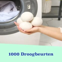 Casa Calma Drogerballen (6 Stuks) - Inclusief Opbergzakje - 100% Natuurlijk Schapenwol - Droger Ballen - Zero Waste Wasverzachter Bollen - Energiebesparend Drogen Met Droogbollen - Dryer Balls - Diervriendelijk & Milieuvriendelijk - Energie Besparen 16 Casa Calma Drogerballen (6 Stuks) - Inclusief Opbergzakje - 100% Natuurlijk Schapenwol - Droger Ballen - Zero Waste Wasverzachter Bollen - Energiebesparend Drogen Met Droogbollen - Dryer Balls - Diervriendelijk & Milieuvriendelijk - Energie Besparen -Huishoudelijke Schoonmaak 1200x1200 1510