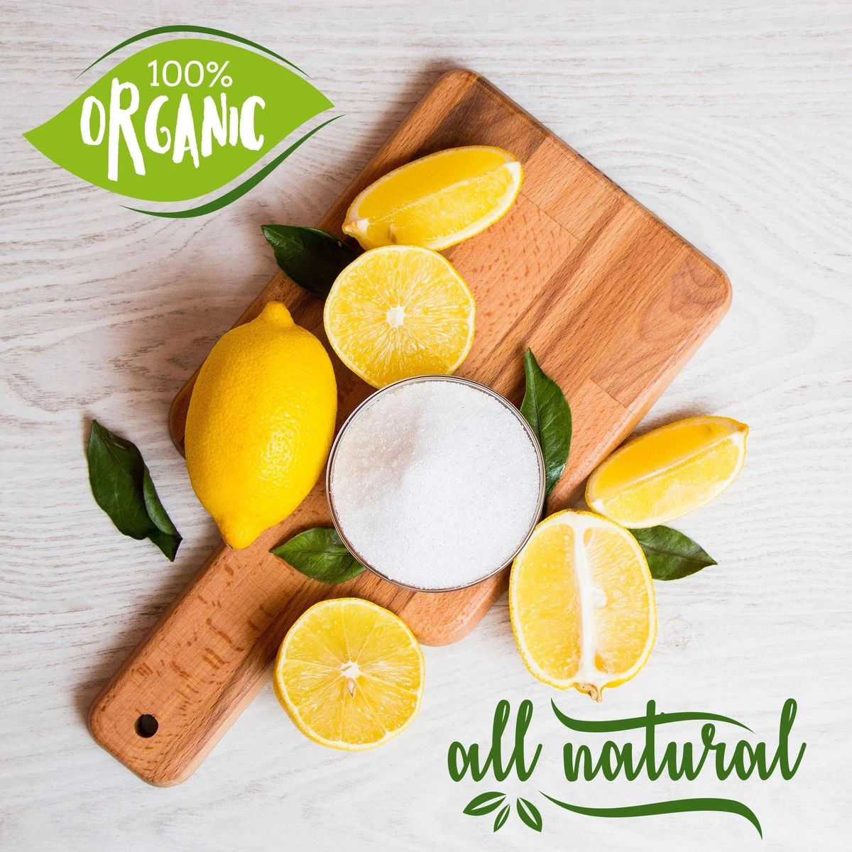 Citroenzuur - 1 KG - Citric Acid - Foodgrade 5 Citroenzuur - 1 KG - Citric Acid - Foodgrade - Afbeelding 3