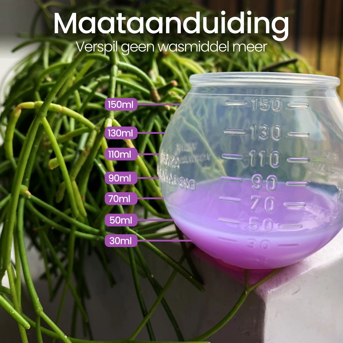 BluGo Doseerbol 2 Stuks - Wasbollen - Doseerdop - Drogerballen - Wasballen - Wasmiddel - Herbruikbaar - Maataanduiding - 150ml 5 BluGo Doseerbol 2 Stuks - Wasbollen - Doseerdop - Drogerballen - Wasballen - Wasmiddel - Herbruikbaar - Maataanduiding - 150ml - Afbeelding 3