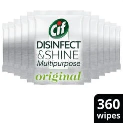 Cif Disinfect & Shine Wipes Original Desinfectie Schoonmaakdoekjes - 12 X 30 Doekjes - Voordeelverpakking -Huishoudelijke Schoonmaak 1200x1200 1711