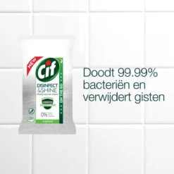 Cif Disinfect & Shine Wipes Original Desinfectie Schoonmaakdoekjes - 12 X 30 Doekjes - Voordeelverpakking -Huishoudelijke Schoonmaak 1200x1200 1715