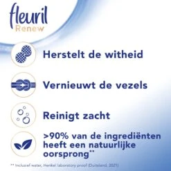 Fleuril Renew Wit - Vloeibaar Wasmiddel - 45 Wasbeurten -Huishoudelijke Schoonmaak 1200x1200 184