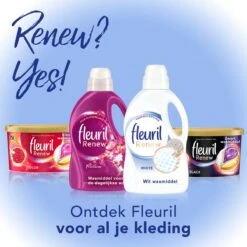 Fleuril Renew Wit - Vloeibaar Wasmiddel - 45 Wasbeurten -Huishoudelijke Schoonmaak 1200x1200 185