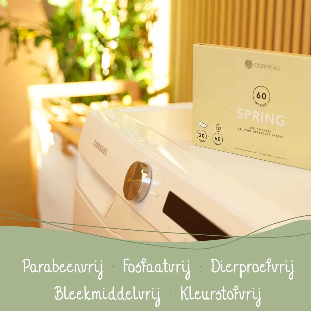 Cosmeau Wasstrips 120 Wasbeurten Lavendel Wasmiddel Wasvellen Wasdoekjes Detergent Sheets Eco Laundry Strips - Plasticvrij Biologisch Eco 6 Cosmeau Wasstrips 120 Wasbeurten Lavendel Wasmiddel Wasvellen Wasdoekjes Detergent Sheets Eco Laundry Strips - Plasticvrij Biologisch Eco - Afbeelding 4